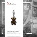 Silberdream SilberDream Charm Teddybär Braun 925er Silber Armband Anhänger FC855N