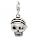 Silberdream SilberDream Charm Totenkopf Pirat 925 Silber Armband Anhänger FC695