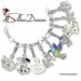 Silberdream SilberDream Charm Weißer Schwan 925 Silber Armband Anhänger FC645