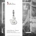 Silberdream SilberDream Charm Weißer Schwan 925 Silber Armband Anhänger FC645