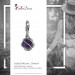 Silberdream SilberDream Charm Zirkonia Kugel Lila Armband Anhänger FC200V