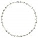 Silberdream SilberDream Collier Circle 925 Silber Matt Vergoldet Damen 45cm Kette SDK4801T