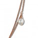 Silberdream SilberDream Collier Doppel Kette Perlen Rose Vergoldet 925 Silber 90cm SDK2369E