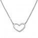 Silberdream SilberDream Collier Herz Kette 925er Silber Damen Halskette 42cm SDK29242J