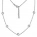 Silberdream SilberDream Collier Kette Blümchen 925 Sterling Silber 44cm - 47cm SDK11444J