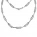 Silberdream SilberDream Collier Kette diamantiert 925 Silber 44cm Halskette SDK442J
