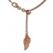 Silberdream SilberDream Collier Kette Flügel Rosevergoldet 925er Silber Damen 45cm SDK23445E