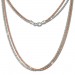 Silberdream SilberDream Collier Kette gedreht rose vergoldet und 925 Silber 45cm SDK23345T