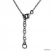 Silberdream SilberDream Collier Kette Knoten Geschwärzt 925 Silber Damen 44cm-47cm SDK11244S