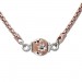 Silberdream SilberDream Collier Kette Kugel Blumen Rose 925 Silber Damen 45cm SDK24545E