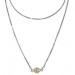 Silberdream SilberDream Collier Kette Kugel Blumen vergoldet 925 Silber Damen 45cm SDK24845Y