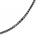 Silberdream SilberDream Collier Kette Kugel Welle Geschwärzt 925 Silber Damen 46cm SDK24446S
