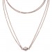 Silberdream SilberDream Collier Kette Kugel Welle rose 925 Silber Damen 45cm SDK24745E