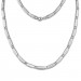 Silberdream SilberDream Collier Kette matt Zirkonia weiß 925er Silber 45cm SDK447W
