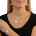 Silberdream SilberDream Collier Kette Mit Matten Elementen 925 Silber 45cm SDK400