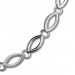 Silberdream SilberDream Collier Kette Oval 925er Silber 44cm Damen Halskette SDK466J