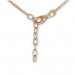 Silberdream SilberDream Collier Kette Rosevergoldet Zirkonia Rund 925er Damen 45cm SDK28642E