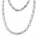 Silberdream SilberDream Collier Kette Square 925er Silber 45,5cm Damen Halskette SDK475J