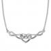 Silberdream SilberDream Collier Kette Tribal Herz 925 Sterling Silber 45cm SDK50045J
