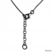 Silberdream SilberDream Collier Kette Verschlungen Geschwärzt 925 Silber 44-47cm SDK11344S
