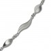 Silberdream SilberDream Collier Kette Wave 925 Silber 45cm Halskette SDK410