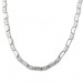 Silberdream SilberDream Collier Kette Wave 925er Silber 45,5cm Damen Halskette SDK477J