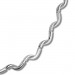 Silberdream SilberDream Collier Kette Welle 925 Sterling Silber 44,5cm Halskette SDK448J