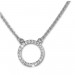 Silberdream SilberDream Collier Kette Zirkonia Rund Weiß 925 Silber Damen 42-47cm SDK28642J