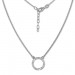 Silberdream SilberDream Collier Kette Zirkonia rund weiß 925 Silber Damen 42-47cm SDK28642J