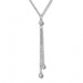 Silberdream SilberDream Collier Kette Zirkonia Weiß 925er Silber Damen 45cm SDK27845J