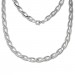 Silberdream SilberDream Collier Kette Zopf 925er Silber 44,5cm Damen Halskette SDK438J