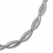 Silberdream SilberDream Collier Oval Zirkonia Weiß 925er Silber 44,5cm Halskette SDK460W