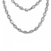 Silberdream SilberDream Collier Oval Zirkonia weiß 925er Silber 44,5cm Halskette SDK449W