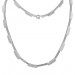 Silberdream SilberDream Collier Square Zirkonia weiß 925er Silber 44,5cm Halskette SDK454W