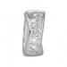 Silberdream SilberDream Creole 2-reihig Zirkonia Weiß 925er Silber Damen SDO394W