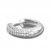 Silberdream SilberDream Creole 5-reihig Zirkonia Weiß 925 Sterling Silber Damen SDO4311W