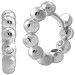 Silberdream SilberDream Creole Balls Zirkonia 925 Sterling Silber Damen Ohrringe SDO4447W
