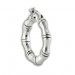 Silberdream SilberDream Creole Bambus 2,5cm 925 Sterling Silber Damen Ohrring SDO67232