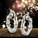 Silberdream SilberDream Creole Bambus Small 925er Sterling Silber Damen Ohrring SDO67191