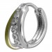Silberdream SilberDream Creole Bicolor Dream 925 Sterling Silber Damen Ohrringe SDO4435T
