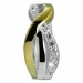 Silberdream SilberDream Creole Bicolor Infinite 925 Sterling Silber Damen Ohrringe SDO4437T