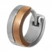 Silberdream SilberDream Creole Bicolor Rose Silber 1,2cm 925 Sterling Silber Damen SDO4417E