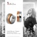 Silberdream SilberDream Creole Bicolor Rose Silber 1,2cm 925 Sterling Silber Damen SDO4417E