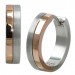 Silberdream SilberDream Creole Bicolor rose silber 1,8cm 925 Sterling Silber Damen SDO4429E