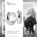 Silberdream SilberDream Creole Big Massiv 1,7cm 925 Sterling Silber Damen Ohrringe SDO4430J