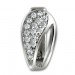 Silberdream SilberDream Creole Blattform Zirkonia Weiß 925 Sterling Silber Damen SDO4326W