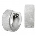 Silberdream SilberDream Creole Brushed 1,1cm 925er Sterling Silber Damen Ohrringe SDO4421J