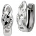 Silberdream SilberDream Creole Chain Zirkonia 925 Sterling Silber Damen Ohrringe SDO4458W
