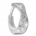 Silberdream SilberDream Creole Cross Zirkonia Weiß 925 Sterling Silber Damen SDO4264W