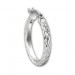 Silberdream SilberDream Creole Diamant-Cut 2,5cm 925 Sterling Silber Damen Ohrring SDO67342
